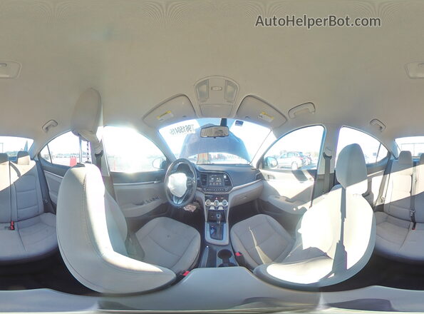 5NPD84LF9KH421013 2019 HYUNDAI ELANTRA Синий Панорамный вид салона 360°