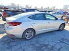 2019 Hyundai Elantra Sel Silver vin: 5NPD84LF9KH457655