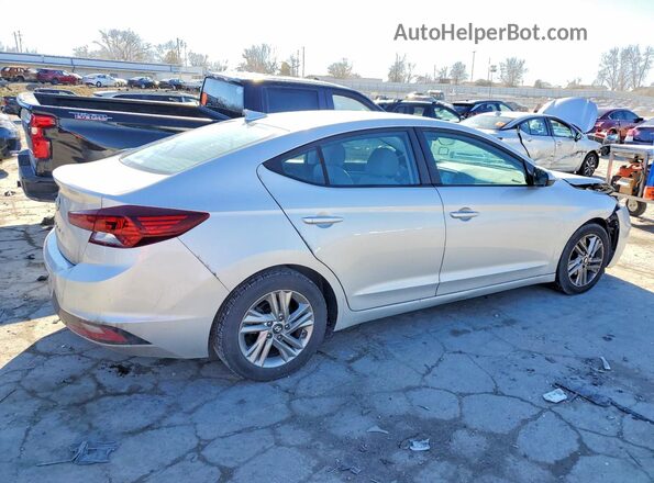 5NPD84LF9KH457655 2019 HYUNDAI ELANTRA Silver Tył prawy