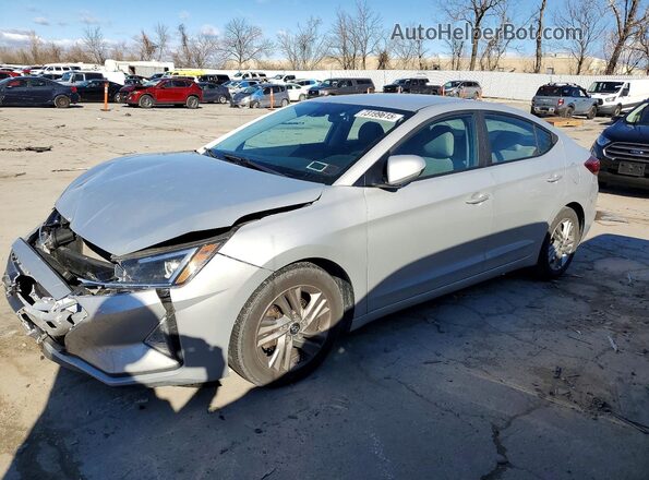 5NPD84LF9KH457655 2019 HYUNDAI ELANTRA Silver Przód lewy