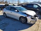 2019 Hyundai Elantra Sel Silver vin: 5NPD84LF9KH457655