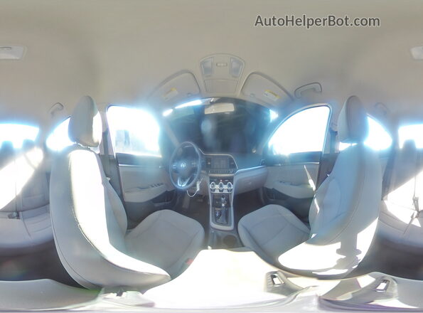 5NPD84LF9KH457655 2019 HYUNDAI ELANTRA Silver Widok naklejki z numerem VIN