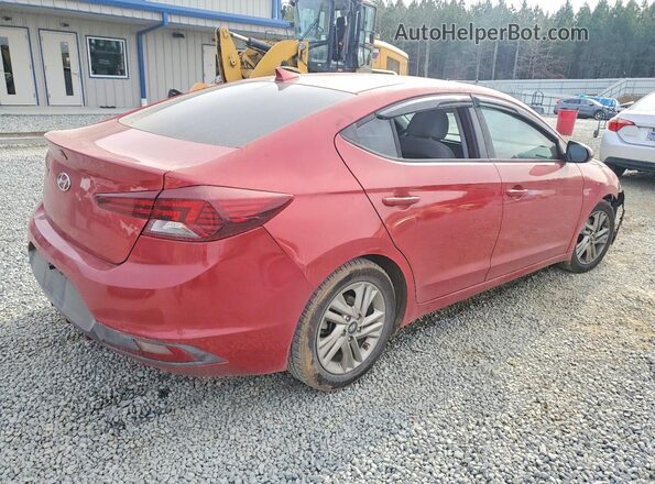 5NPD84LF9LH535224 2020 HYUNDAI ELANTRA Красный Задняя правая четверть