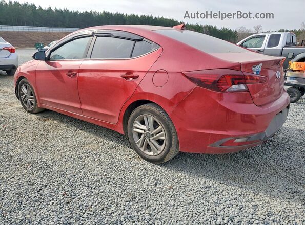 5NPD84LF9LH535224 2020 HYUNDAI ELANTRA Красный Задняя левая четверть