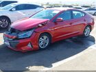 2020 Hyundai Elantra Sel Red vin: 5NPD84LF9LH550256