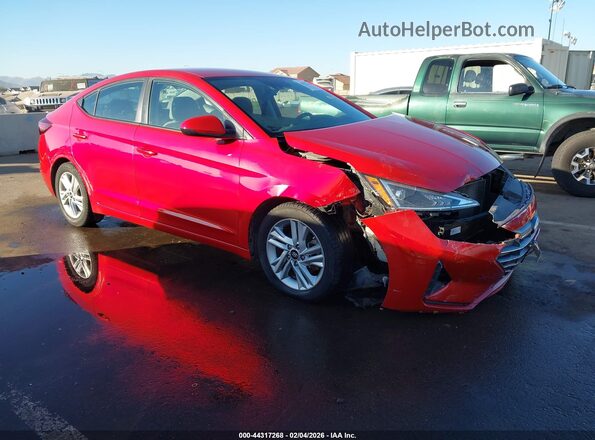 5NPD84LF9LH550256 2020 HYUNDAI ELANTRA Red Առջևի աջ