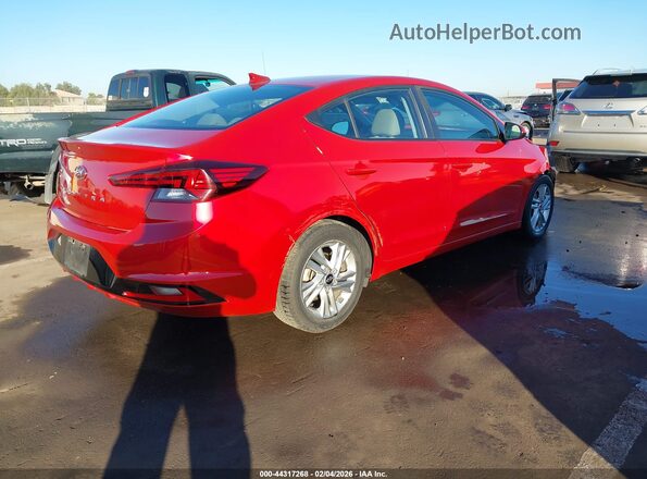 5NPD84LF9LH550256 2020 HYUNDAI ELANTRA Red Հետևի աջ