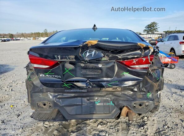 5NPD84LFXHH170589 2017 HYUNDAI ELANTRA Black Հետևի տեսք