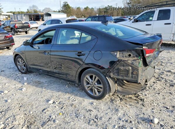 5NPD84LFXHH170589 2017 HYUNDAI ELANTRA Black Հետևի ձախ