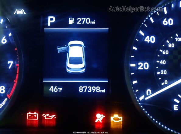 5NPD84LFXKH414913 2019 HYUNDAI ELANTRA Blue 