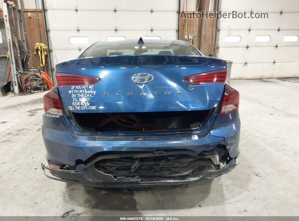 5NPD84LFXKH414913 2019 HYUNDAI ELANTRA Blue 