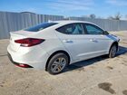 2019 Hyundai Elantra Sel White vin: 5NPD84LFXKH419884