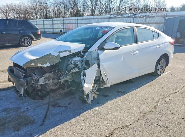 5NPD84LFXKH419884 2019 HYUNDAI ELANTRA White Przód lewy