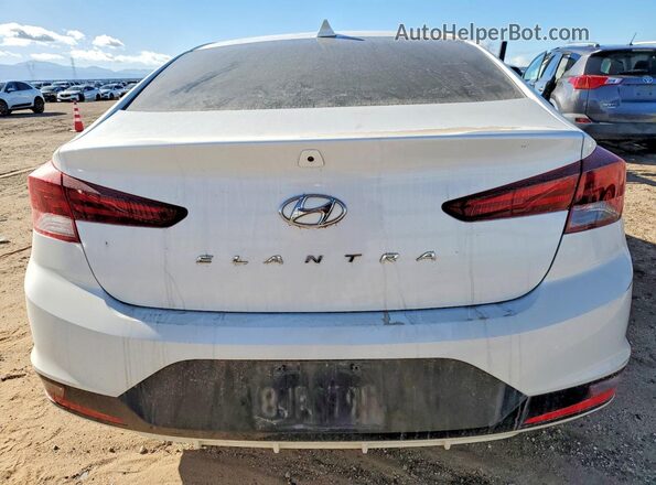 5NPD84LFXKH459513 2019 HYUNDAI ELANTRA White Widok z tyłu