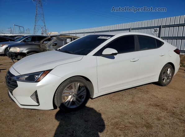 5NPD84LFXKH459513 2019 HYUNDAI ELANTRA White Przód lewy