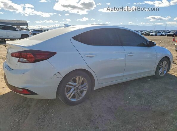 5NPD84LFXKH459513 2019 HYUNDAI ELANTRA White Tył prawy