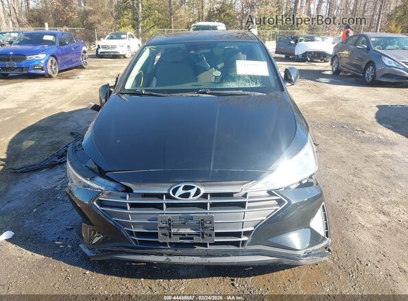 5NPD84LFXKH493192 2019 HYUNDAI ELANTRA Черный Вид задней части салона