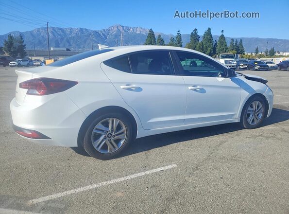5NPD84LFXKH494438 2019 HYUNDAI ELANTRA Белый Задняя правая четверть