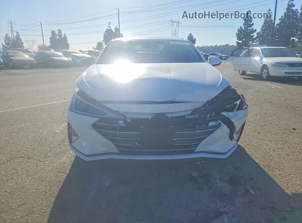 5NPD84LFXKH494438 2019 HYUNDAI ELANTRA Белый Вид спереди