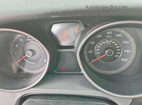 5NPDH4AE0GH698652 2016 HYUNDAI ELANTRA Серебряный Вид щитка приборов