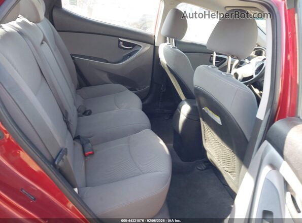 5NPDH4AE3GH700992 2016 HYUNDAI ELANTRA Красный Вид наклейки с VIN-кодом