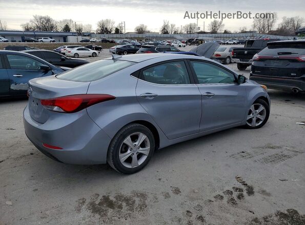 5NPDH4AE3GH760884 2016 HYUNDAI ELANTRA Серебряный Задняя правая четверть
