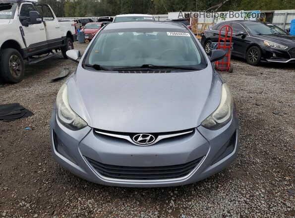 5NPDH4AE5GH689364 2016 HYUNDAI ELANTRA Серый Вид спереди