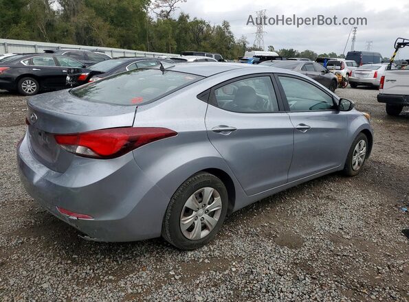 5NPDH4AE5GH689364 2016 HYUNDAI ELANTRA Серый Задняя правая четверть