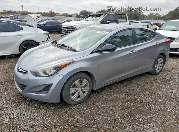 5NPDH4AE5GH689364 2016 HYUNDAI ELANTRA Серый Передняя левая четверть