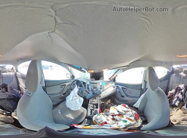 5NPDH4AE9GH727341 2016 HYUNDAI ELANTRA Silver Widok naklejki z numerem VIN