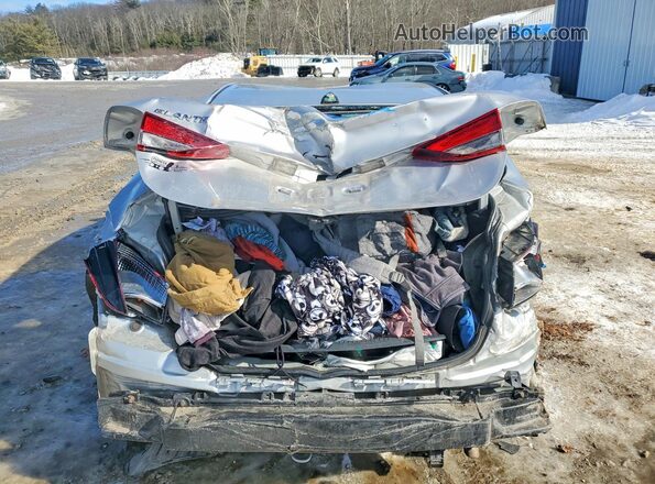 5NPDH4AE9GH727341 2016 HYUNDAI ELANTRA Silver Widok z tyłu