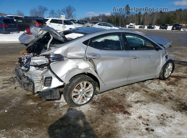5NPDH4AE9GH727341 2016 HYUNDAI ELANTRA Silver Tył prawy