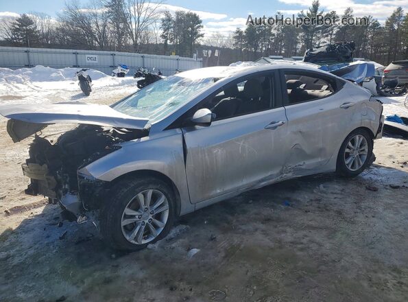 5NPDH4AE9GH727341 2016 HYUNDAI ELANTRA Silver Przód lewy