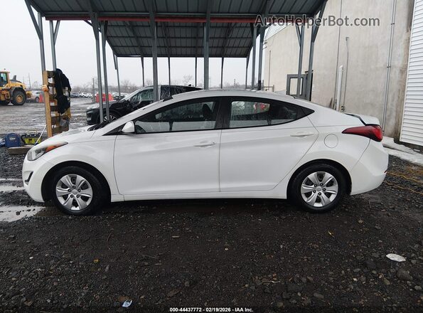 5NPDH4AE9GH732491 2016 HYUNDAI ELANTRA White Widok wnętrza 360 stopni