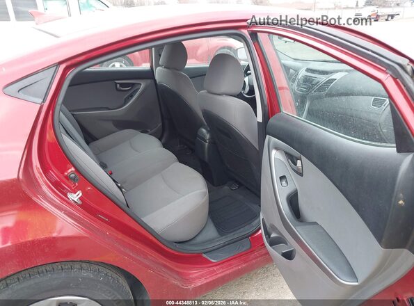 5NPDH4AEXGH743340 2016 HYUNDAI ELANTRA Красный Вид наклейки с VIN-кодом