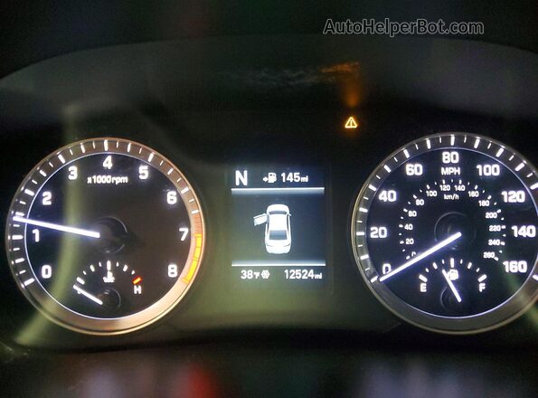 5NPE24AA3KH775462 2019 HYUNDAI SONATA Серебряный Вид щитка приборов