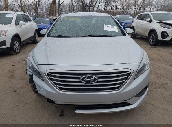 5NPE24AF0GH285855 2016 HYUNDAI SONATA Серебряный Вид щитка приборов