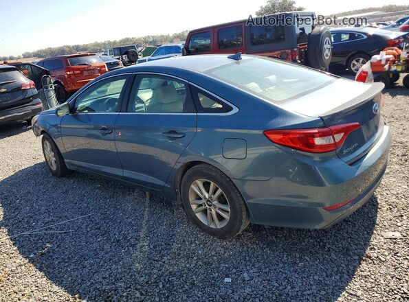 5NPE24AF0HH541624 2017 HYUNDAI SONATA Синий Задняя левая четверть