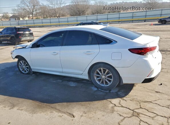 5NPE24AF1KH808681 2019 HYUNDAI SONATA Белый Задняя левая четверть