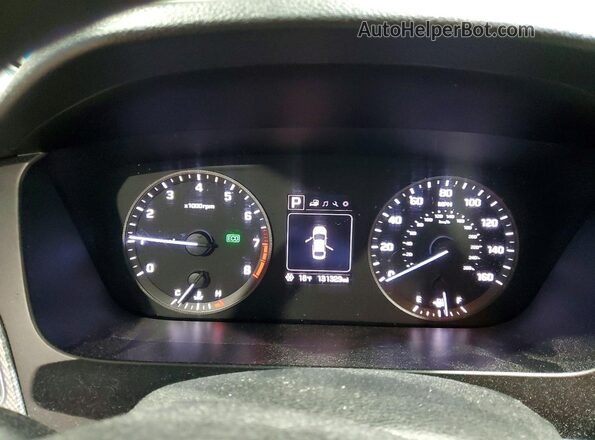 5NPE24AF2GH397511 2016 HYUNDAI SONATA Белый Вид щитка приборов