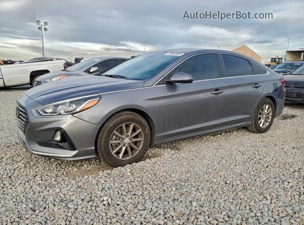5NPE24AF2JH644792 2018 HYUNDAI SONATA Серый Передняя левая четверть