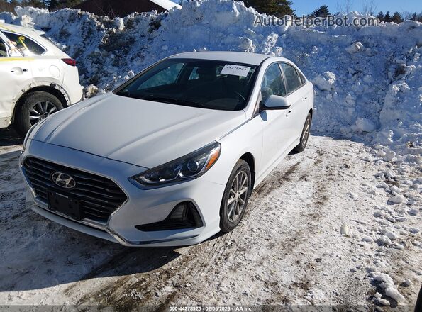 5NPE24AF2KH729469 2019 HYUNDAI SONATA Белый Передняя левая четверть