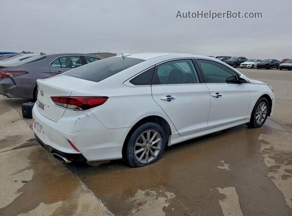 5NPE24AF2KH763962 2019 HYUNDAI SONATA Белый Задняя правая четверть