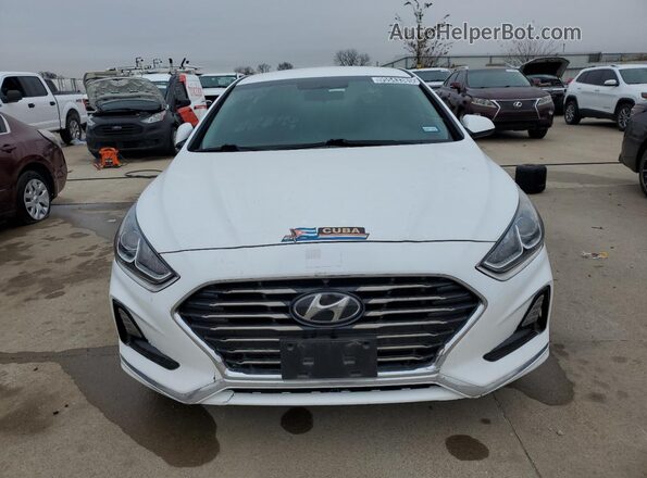 5NPE24AF2KH763962 2019 HYUNDAI SONATA Белый Панорамный вид салона 360°