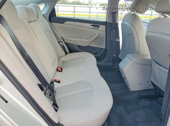 5NPE24AF2KH803151 2019 HYUNDAI SONATA Silver Widok tylnych siedzeń