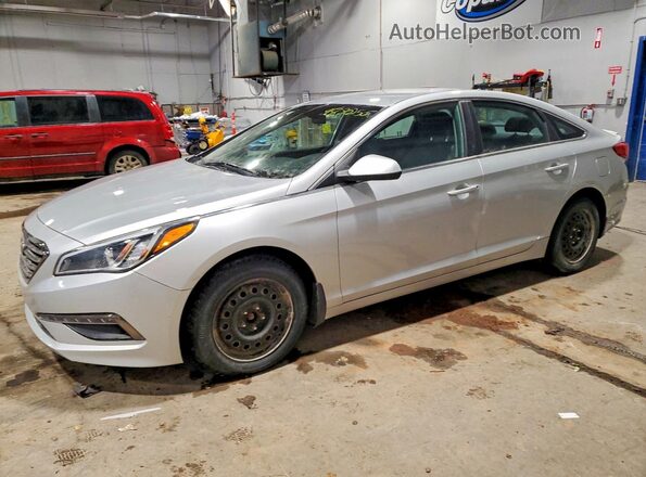 5NPE24AF3GH321649 2016 HYUNDAI SONATA Silver Front left