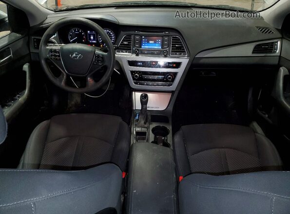 5NPE24AF3GH321649 2016 HYUNDAI SONATA Silver Dashboard view
