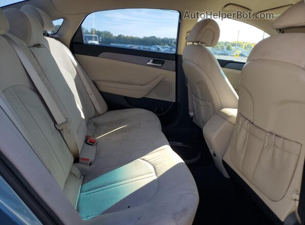 5NPE24AF4GH293442 2016 HYUNDAI SONATA Blue Widok tylnych siedzeń