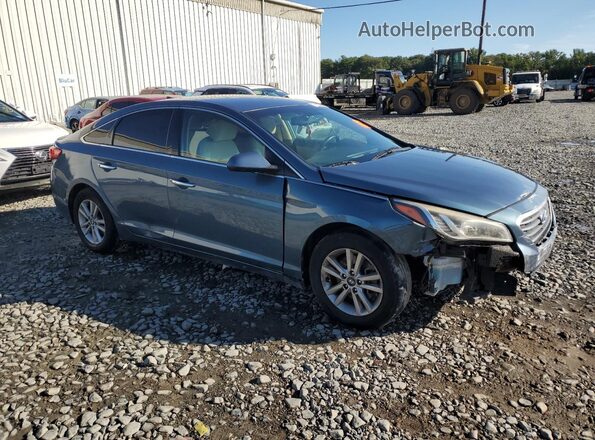 5NPE24AF4GH293442 2016 HYUNDAI SONATA Blue Przód prawy