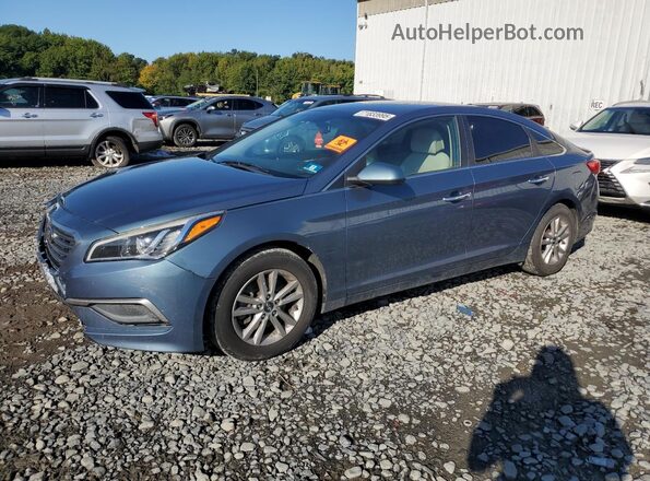 5NPE24AF4GH293442 2016 HYUNDAI SONATA Blue Przód lewy